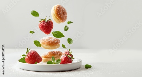 Dutch mini pancakes flying ...