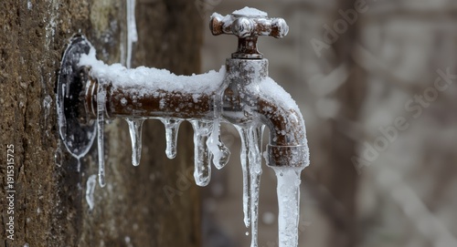 Ice formation in pipes caus...