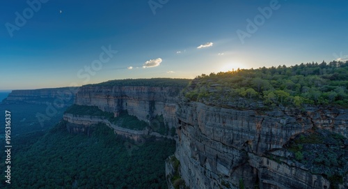 stunning cliff panorama wit...