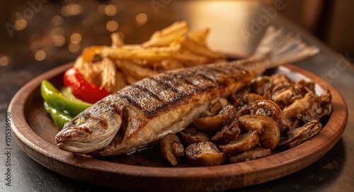 Perfectly grilled fish acco...
