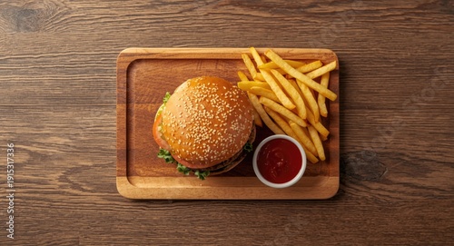 Overhead image of a freshly...