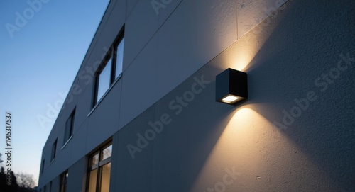 Office building exterior li...