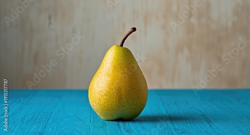 Ripe pear with vivid colors...