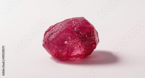 Rough ruby gemstone specime...