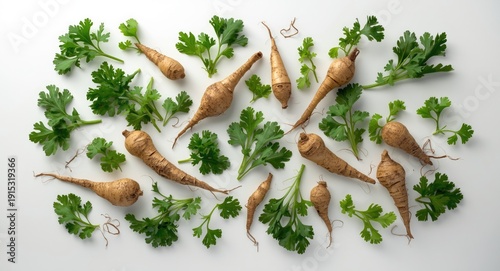 White backdrop featuring an...