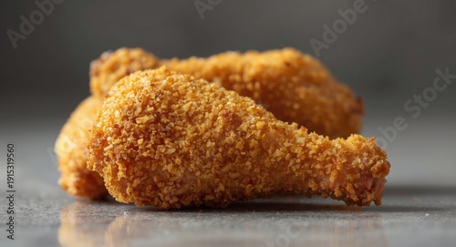 Breaded chicken cooked with...