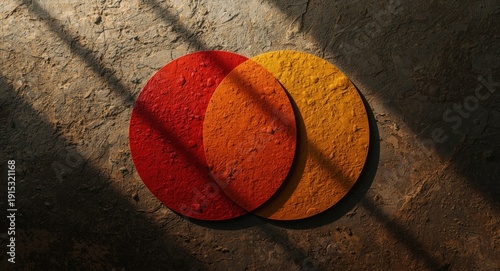 Two Circle Venn Diagram wit...