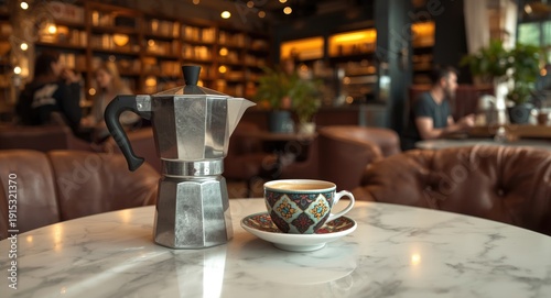 Inviting coffee shop enviro...
