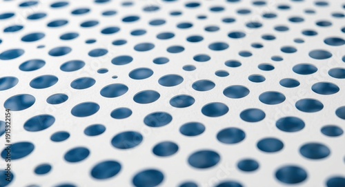White paper sheet with an i...