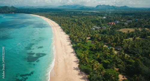 scenic aerial capture of a ...