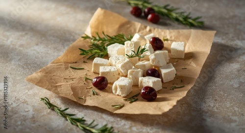Presentation of Greek feta ...