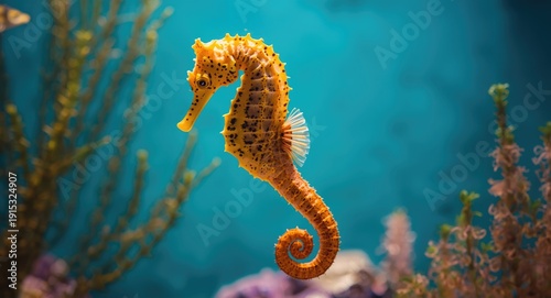 The bright patterned tiger ...