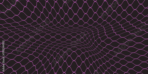 Mesh texture for fishing nets. Seamless pattern for sportswear or soccer goal, volleyball net, basketball hoop, hockey, athletics. Abstract net background for sports. vector