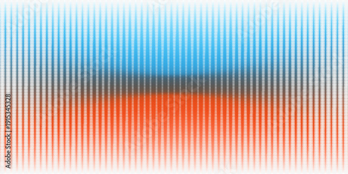 RGB monitor screen. Rainbow gradient background. Iridescent abstract color LED texture. Multicolored dot pattern. Vector