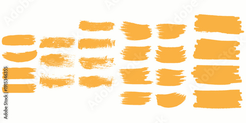 Grunge brushes. Paintbrush sketch strokes, blue splash distress texture and paint daub. Rough ink stain and calligraphy element vector set. Illustration sketch grungy shape, artistic splash textured