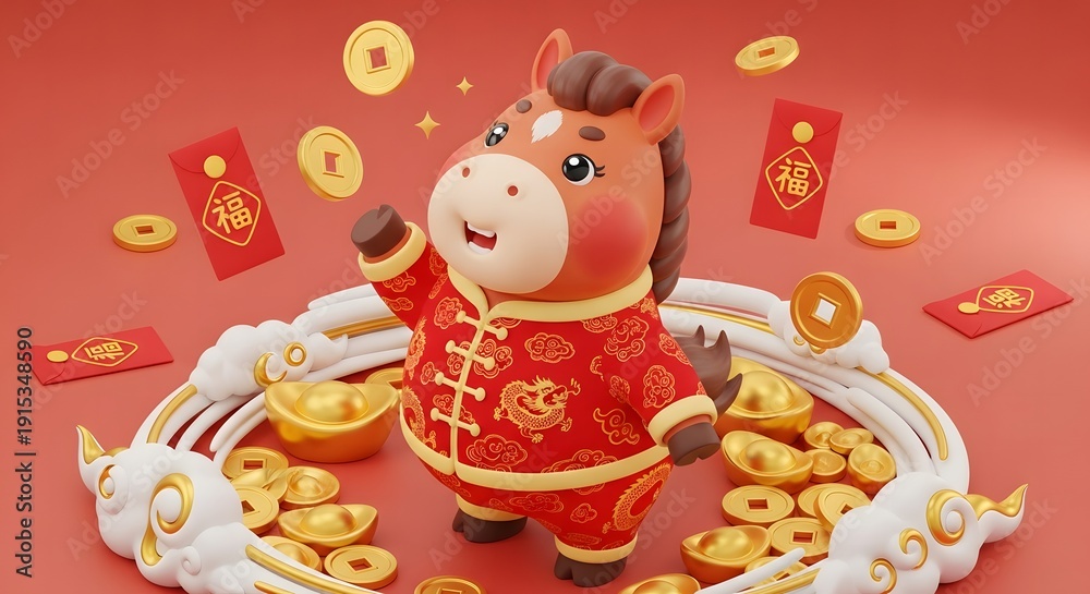 Fototapeta premium chinese new year decoration