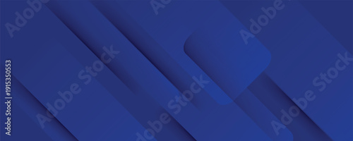 Abstract dark blue geometric background. Dynamic shapes composition. Cool background design for posters. Vector illustration