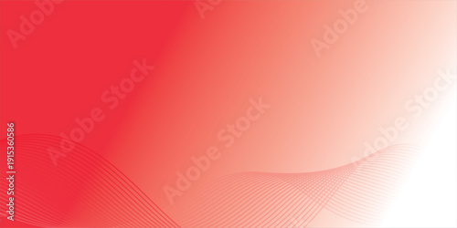 Latar belakang gelombang merah abstrak yang halus dan bergaya. Tekstur vektor EPS.