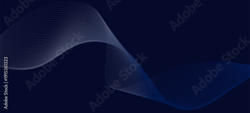 Premium background design with diagonal dark blue line pattern. abstract dark blue background. wavy lines background.