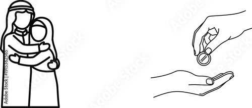 A simple image with the text vector file on a white background.