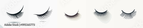 vector of a eyelash