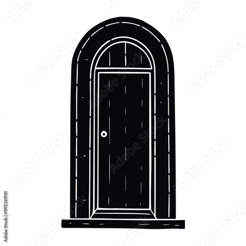 Door - vector icon.