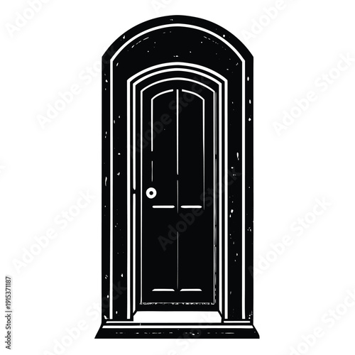 Door - vector icon.
