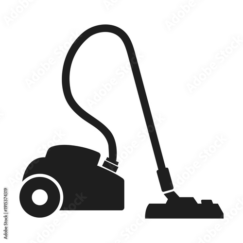 vacuum cleaner flat vector icon