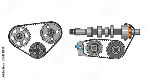 Mechanical Timing Belt and Chain.