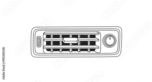 Air Vent Illustration Simple Design.