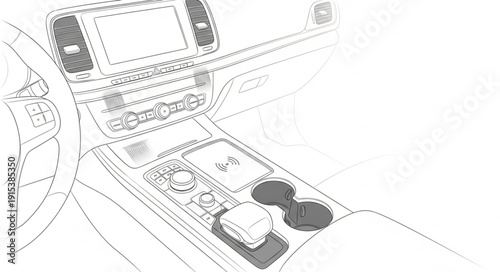 Airplane Cockpit Controls and Instruments.