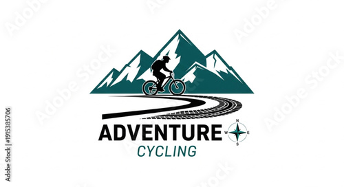 Adventure Cycling Logo Design Concept.