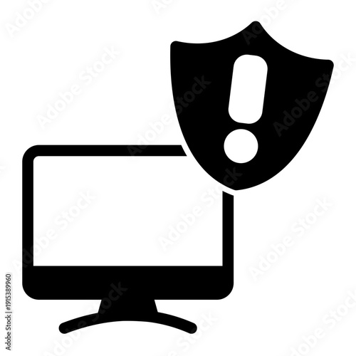 Potential for loss, damage, or destruction of assets due to a threat (Solid Style)