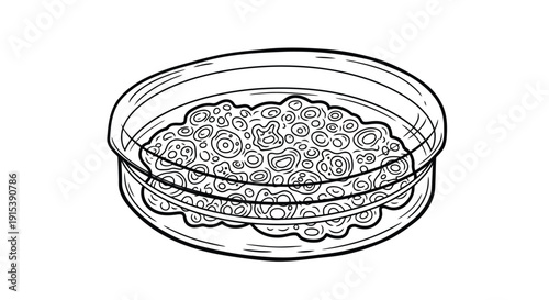 Minimalist icon of a vector file with a simple design on a white background