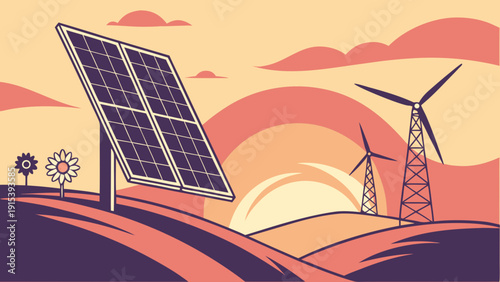 solar panels on the roof