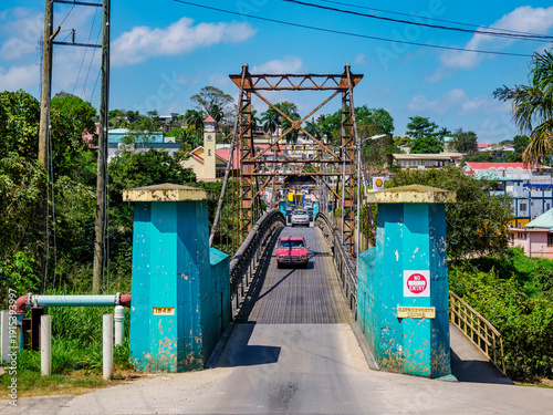 Hawkesworth Bridge over the Macal River, San Ignacio, Cayo District, Belize
