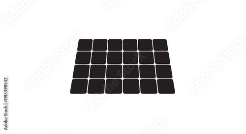 Solar Panel Array: An array of solar panels is neatly arranged, representing a commitment to clean energy and sustainability. It symbolizes renewable resources and eco-friendly technology.