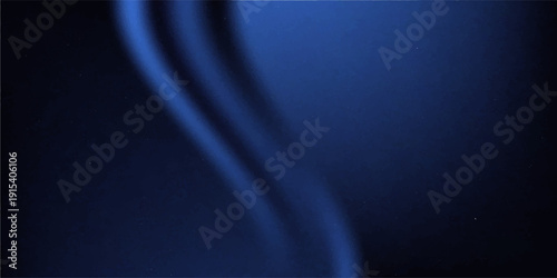Abstract dark blue background with smooth gradient effect and grainy or noisy texture.