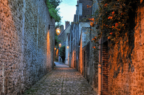 Toussaint street, Mortagne-au-Perche, Regional Natural Park of Perche, Orne department, Lower Normandy region, France