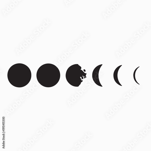 Black cat paw print vector icon featuring a cartoon alien face design with a smiley character mask and ufo eyes illustration for a halloween sign symbol