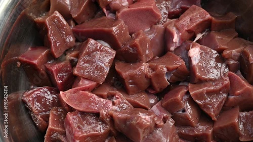 Mete Chorchori is a traditional Bengali dry side dish made with mutton (goat) liver and potato chunks, slow-cooked with spices in a thick, dry gravy. It is a popular, rustic, and aromatic.