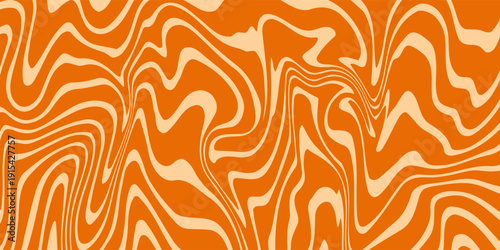 Retro caramel line background. Salted caramel liquid desert texture.