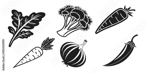 A delightful illustration featuring a variety of vegetables including carrots, eggplants, and leafy greens Vector