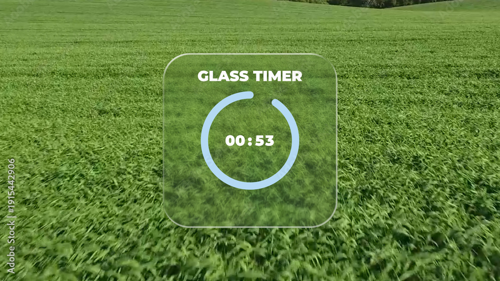 Close Timer Liquid Glass Countdown Timer Overlay – Elegant Minimal Multi Format ...