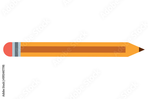 Free Download Pencil Writing Tool Icon, Edit Create Draw Symbol, Education School Stationery Graphic, Content Creation UI Element, Blogging Design Interface, Flat Modern Vector Illustration - GFXLoad