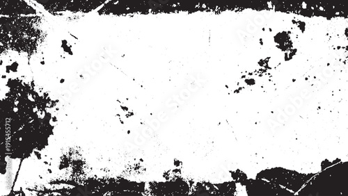 Punk grunge distressed poster background texture. Cyber grunge splatter and scratch overlay design. 