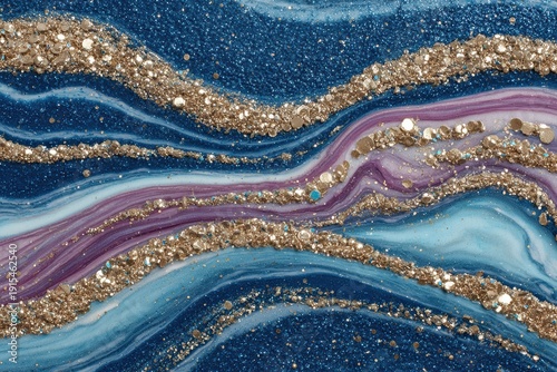 Dreamy Aurora Flow, Soft pastel waves curve with golden shimmer like morning light. Tones feel gentle romantic and perfect for beauty branding and modern artwork.