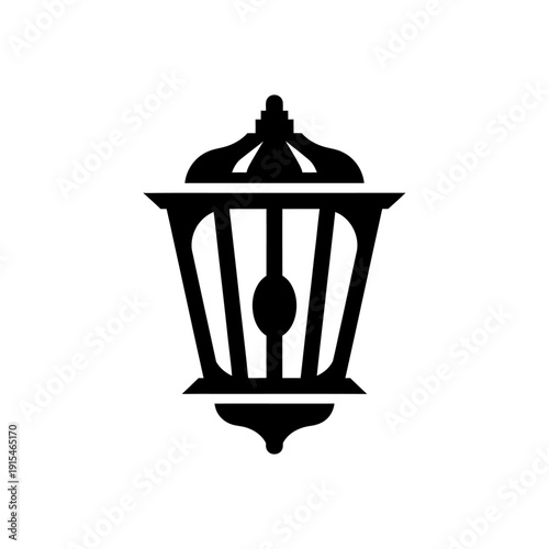 A classic black and white illustration of a lantern, symbolizing light and guidance