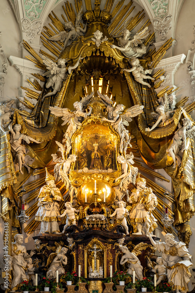 Fototapeta premium Wallfahrtsbasilika in Gößweinstein