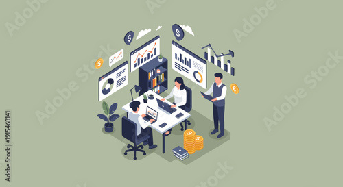 A joyful group of professionals celebrating success, perfect for motivational content in marketing materials.